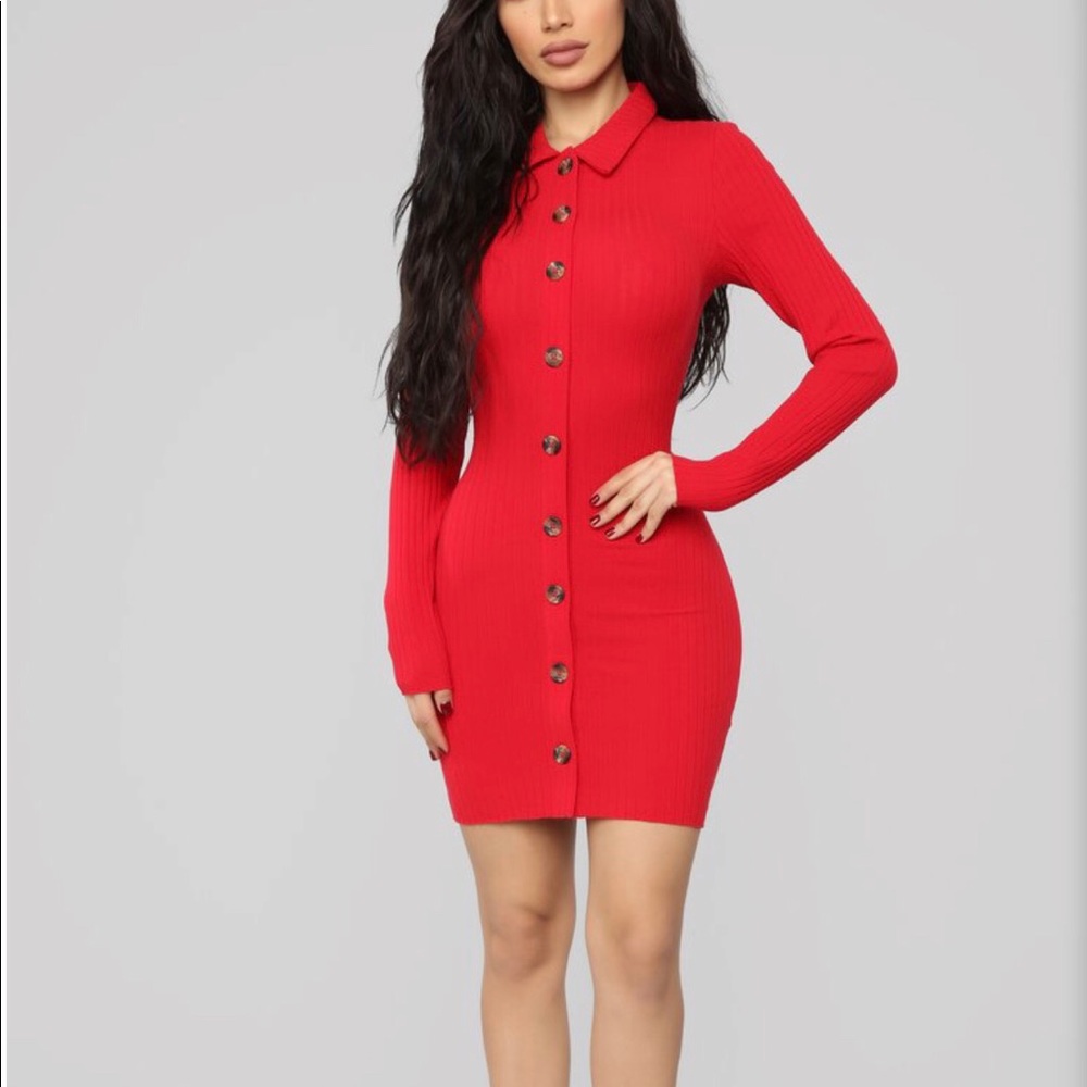 Fashion nova ribbed dress